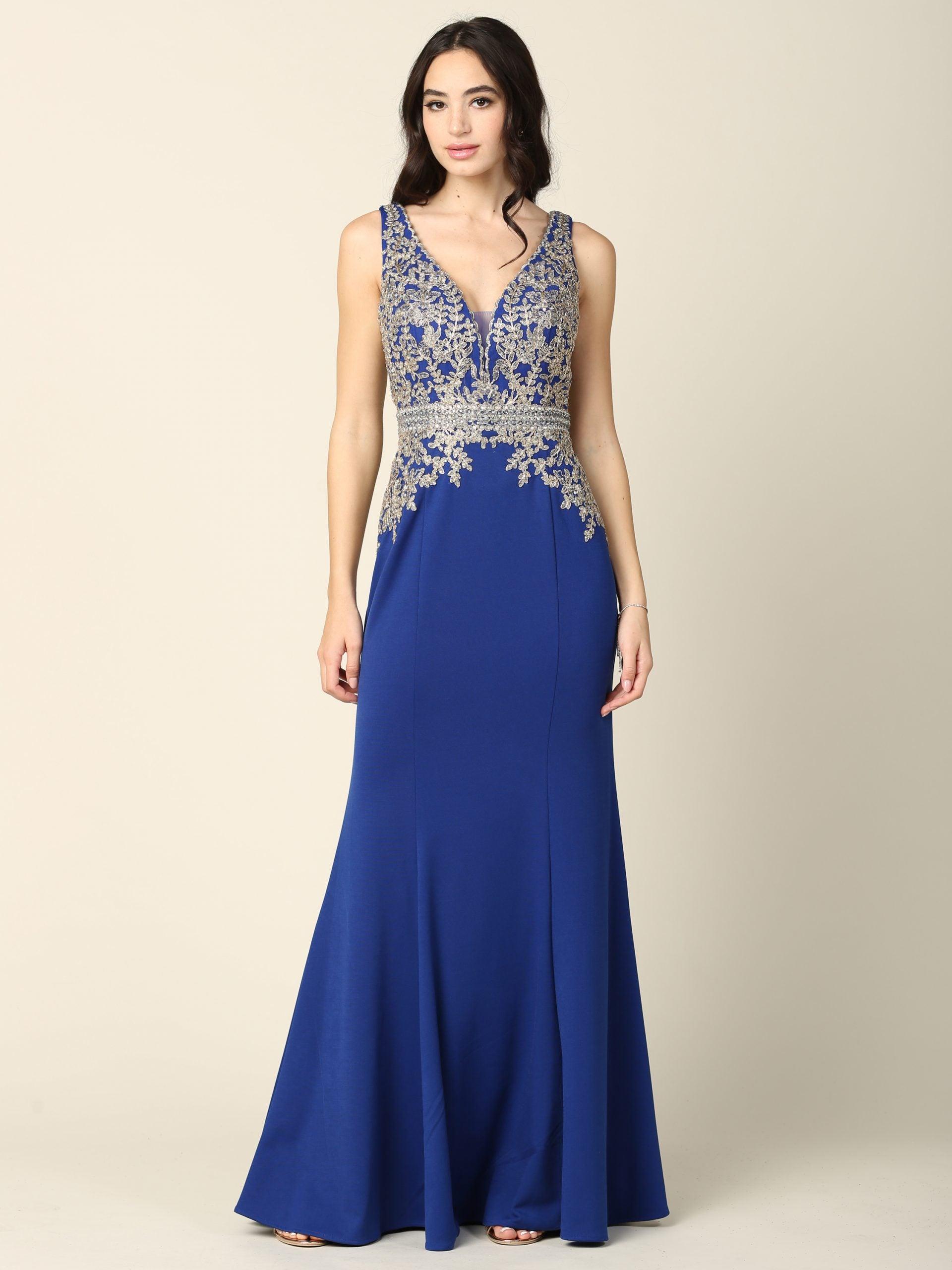 Mother of the Bride Long Formal Sleeveless Dress