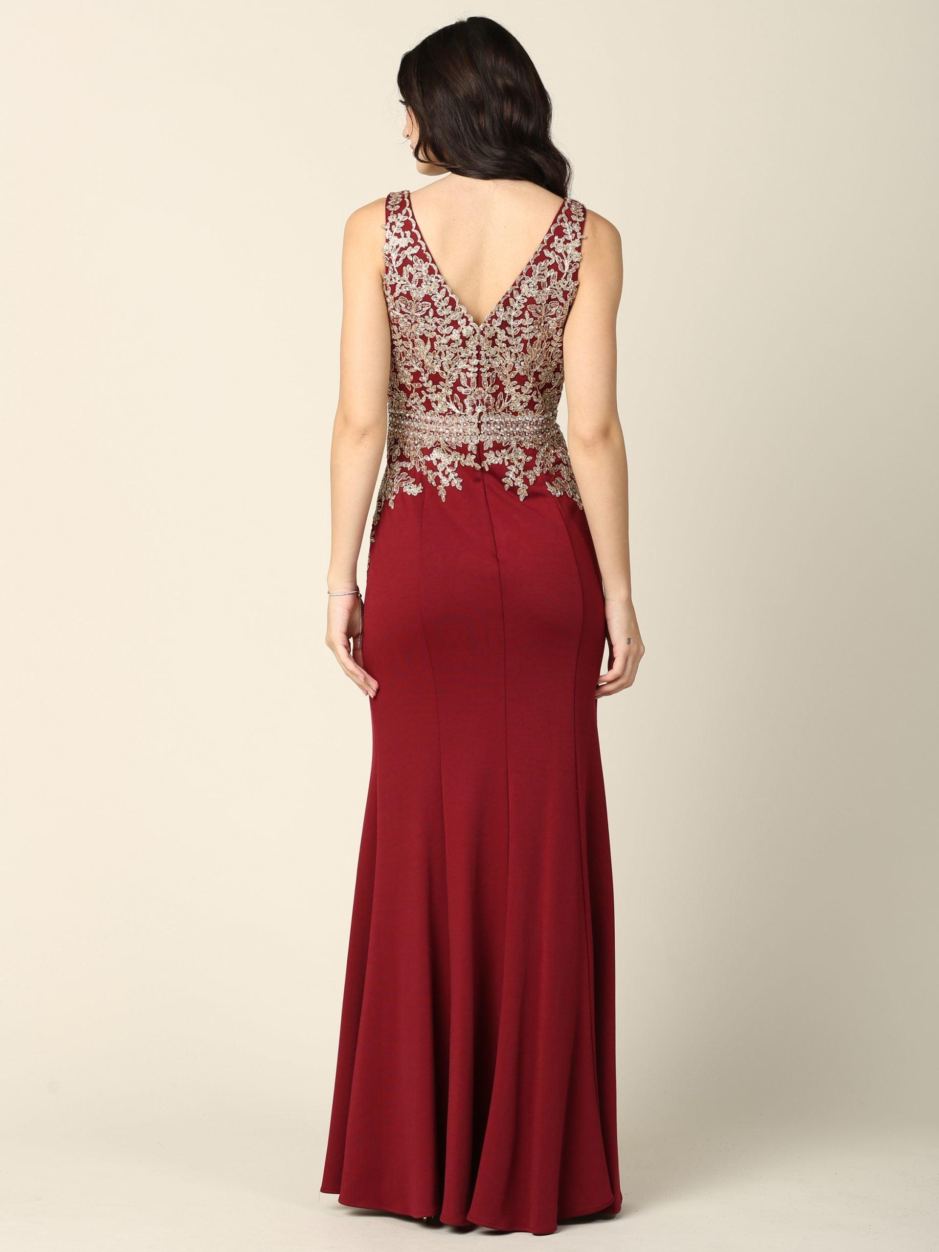 Mother of the Bride Long Formal Sleeveless Dress