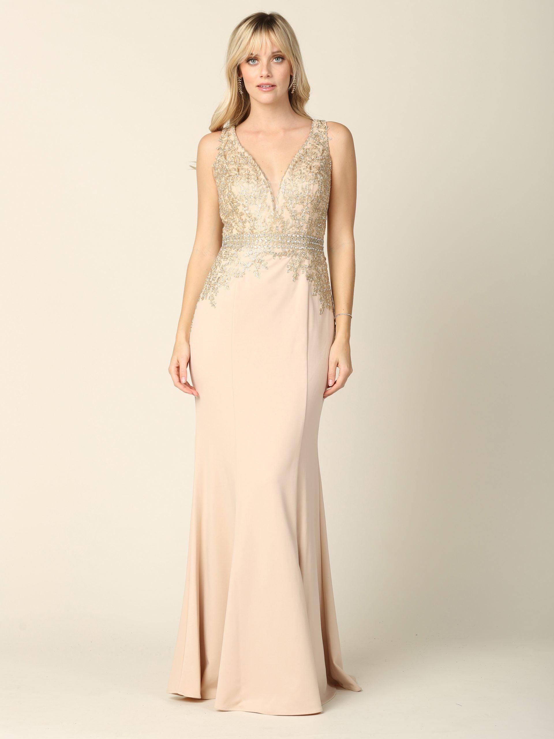 Mother of the Bride Long Formal Sleeveless Dress
