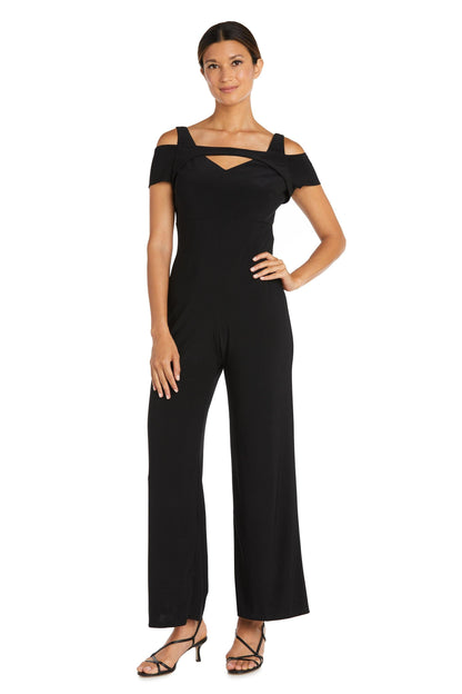 Nightway Formal Off Shoulder Petite Jumpsuit 21518P - The Dress Outlet