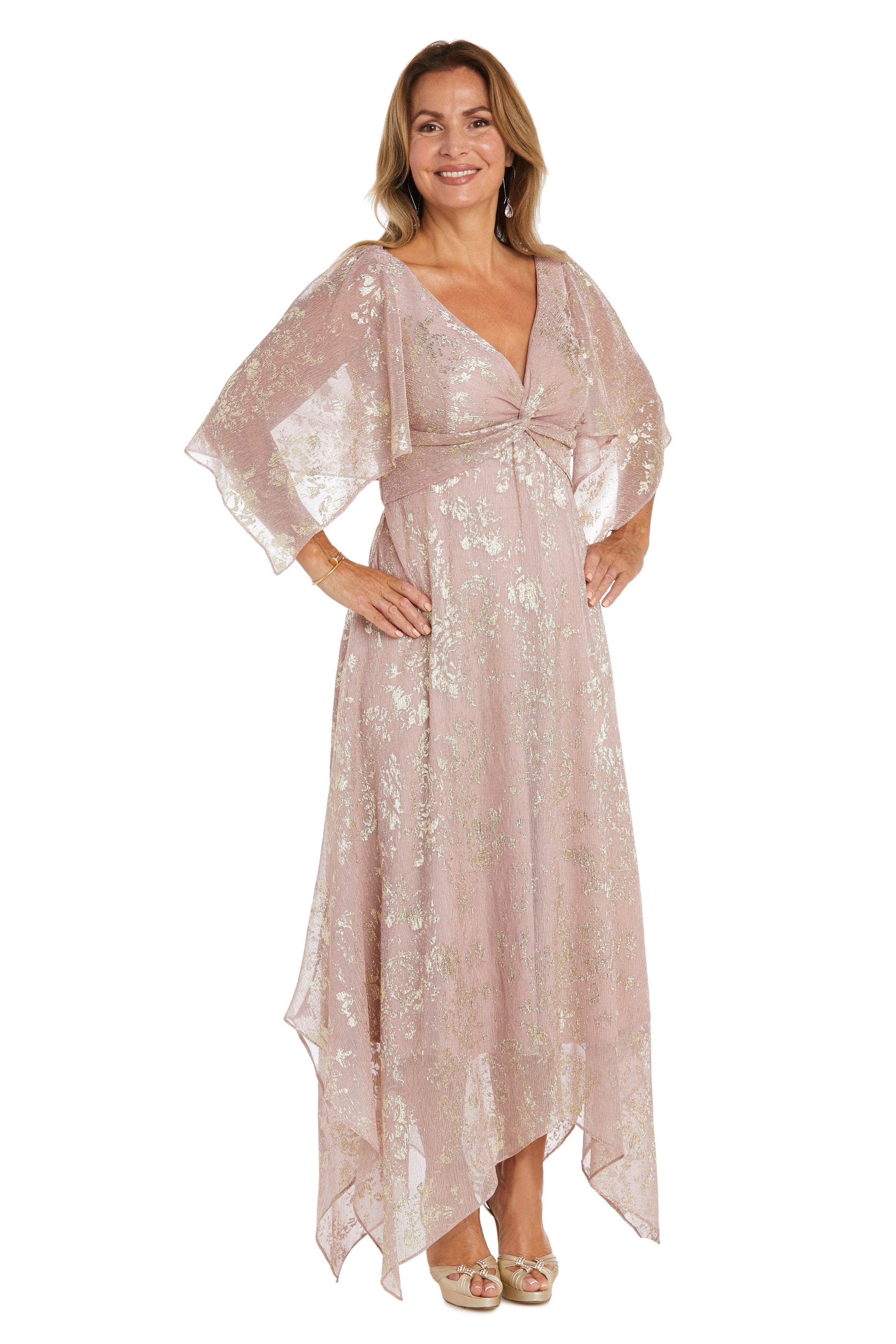 Mauve/Gold Nightway High Low Formal Evening Dress 22187 for $105.99 ...