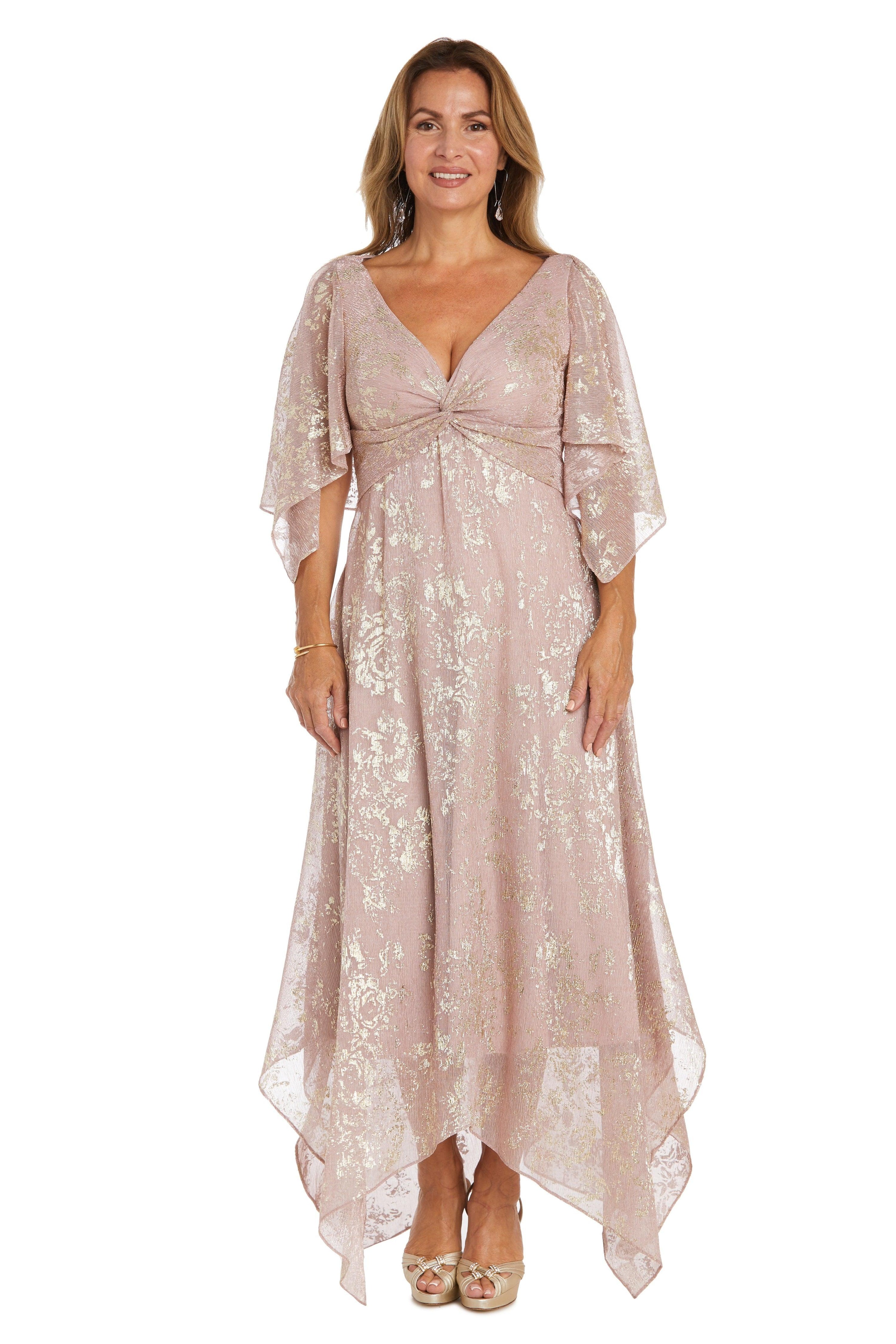 Mauve/Gold Nightway High Low Formal Evening Dress 22187 for $105.99 ...