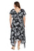 Nightway High Low Plus Size Floral Dress 22163W - The Dress Outlet