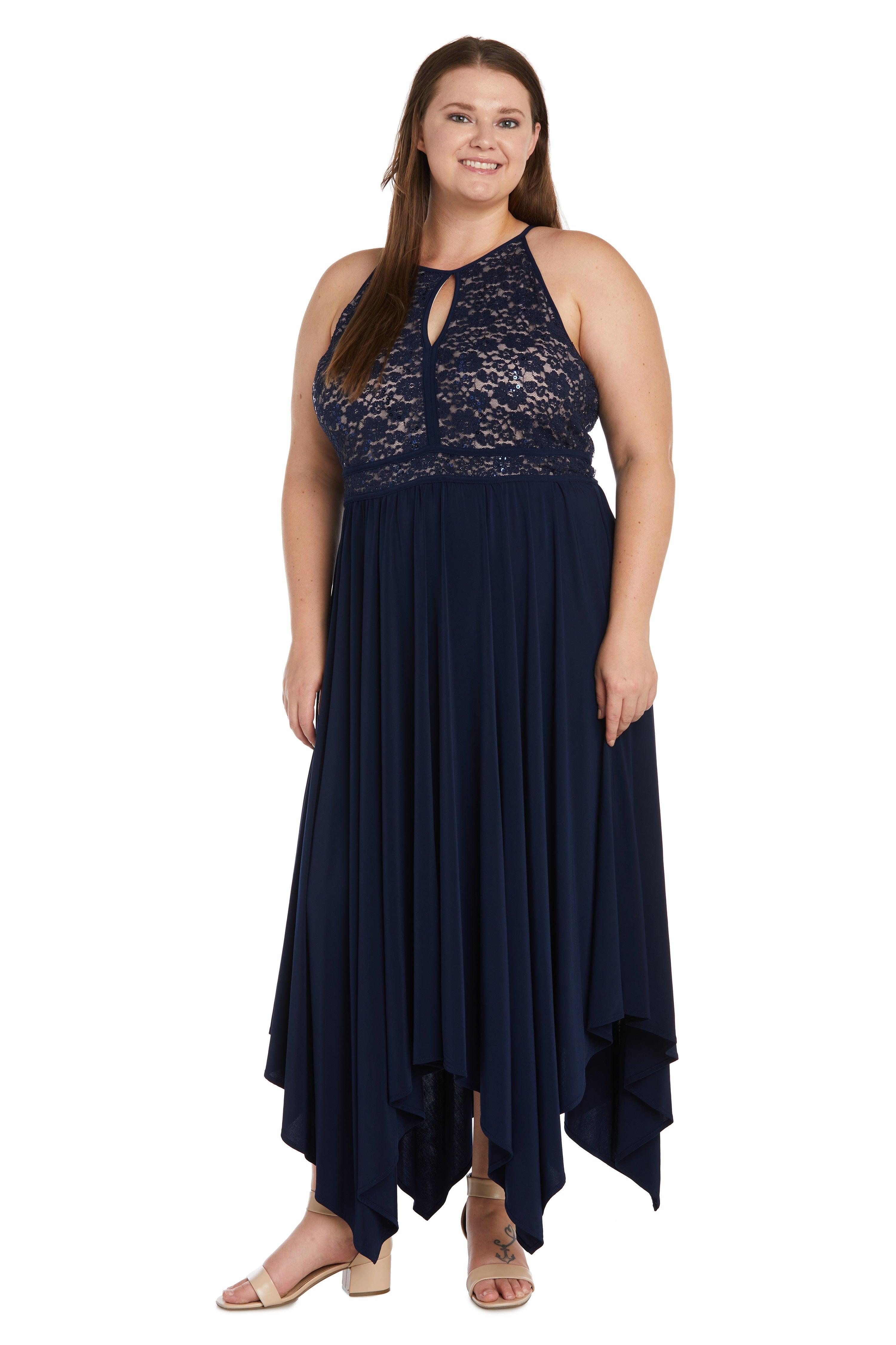 Nightway High Low Plus Size Formal Dress 21946W - The Dress Outlet