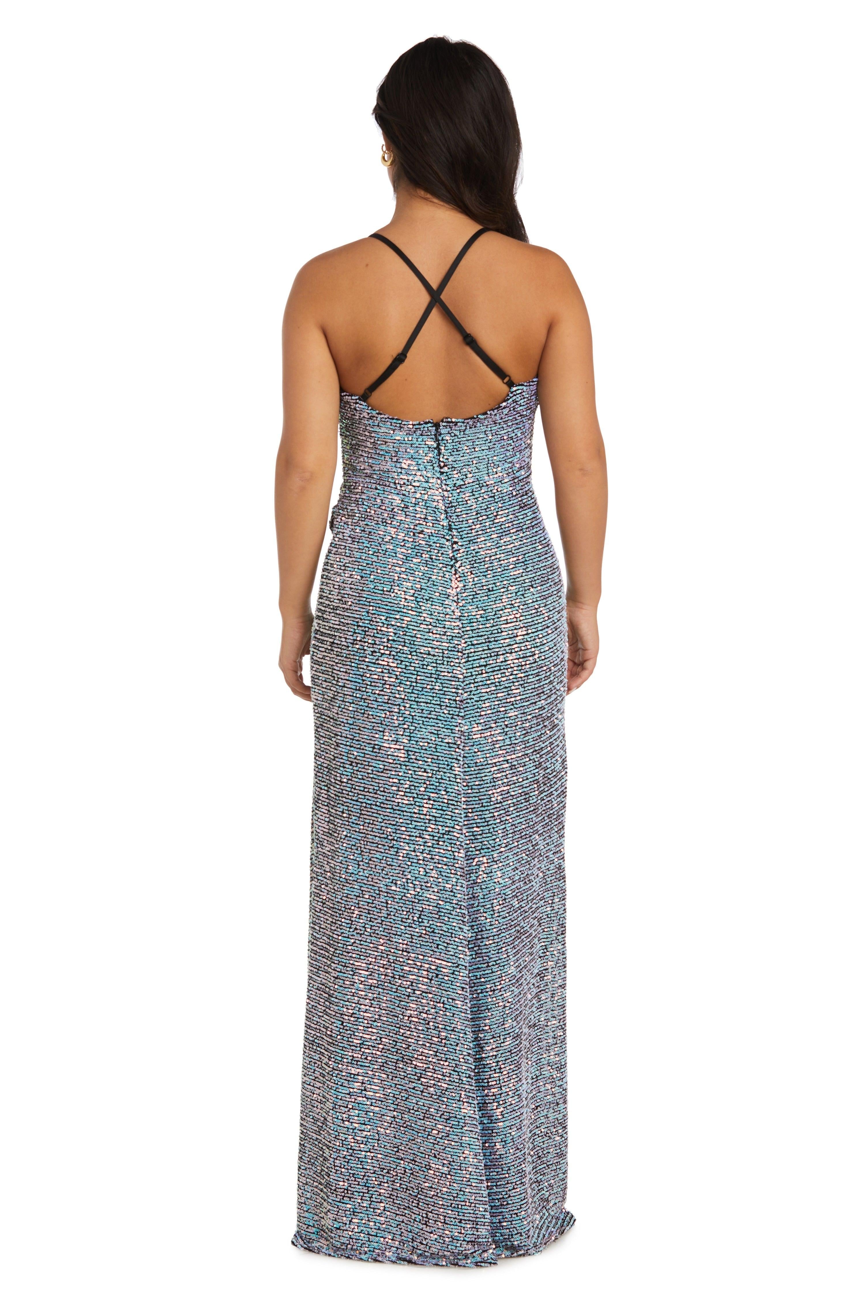 Nightway Long Formal Evening Dress 21936A - The Dress Outlet