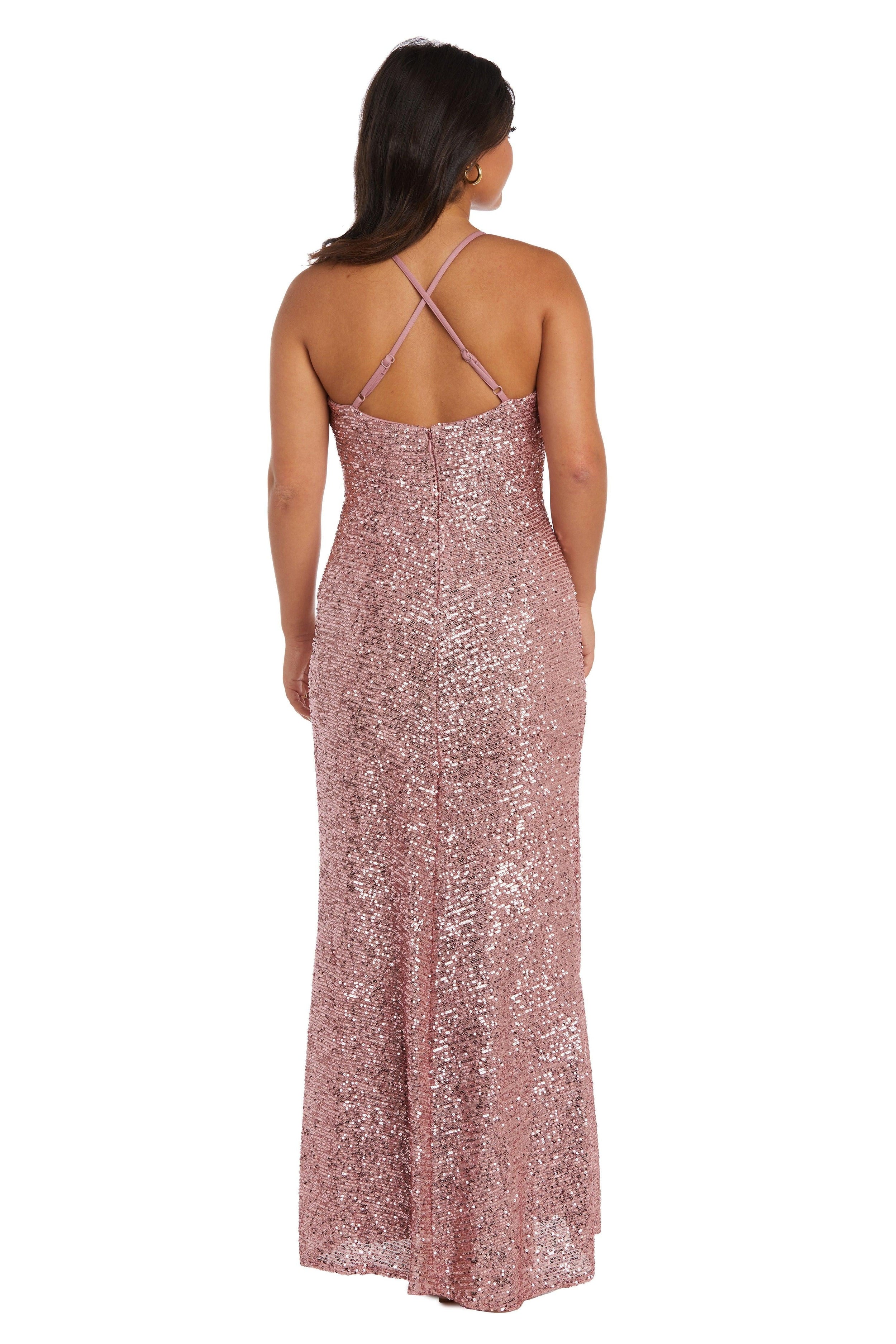 Nightway Long Formal Evening Dress 21936A - The Dress Outlet