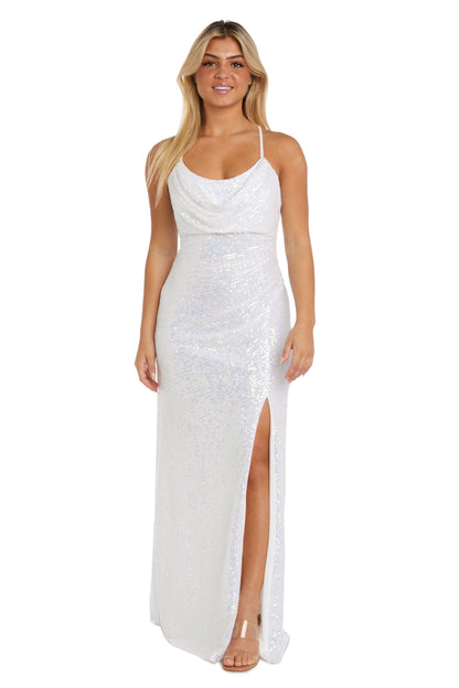 Nightway Long Formal Evening Dress 21936A - The Dress Outlet