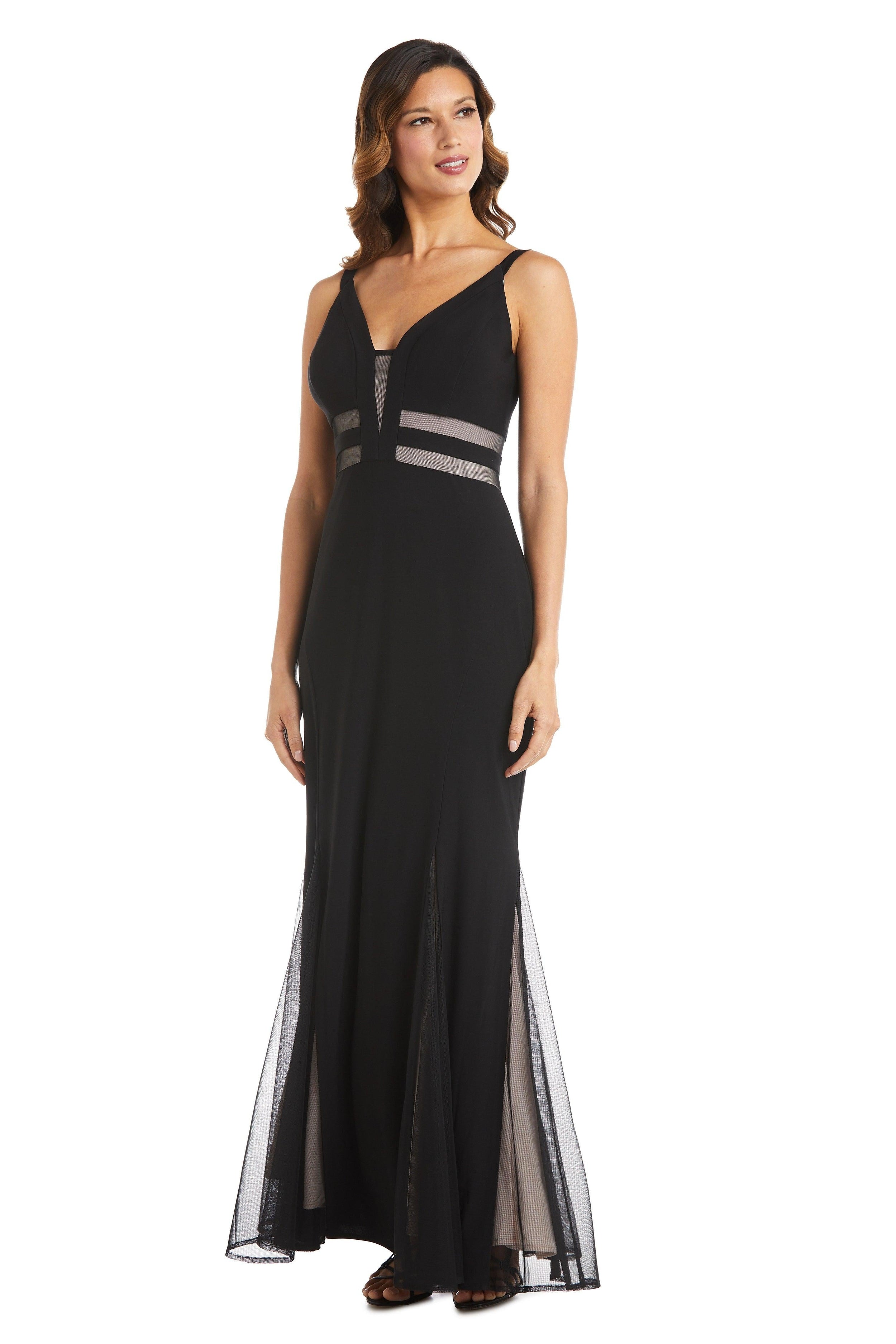 Nightway Long Formal Fitted Evening Dress 22033 - The Dress Outlet