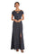 Nightway Long Formal Glitter Knit Dress 22029 - The Dress Outlet