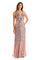 Nightway Long Formal Sleeveless Petite Dress 21685P - The Dress Outlet