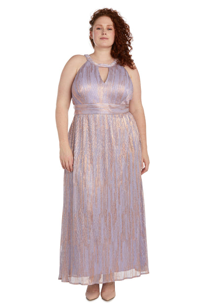 Nightway Long Halter Formal Evening Dress 22030W - The Dress Outlet