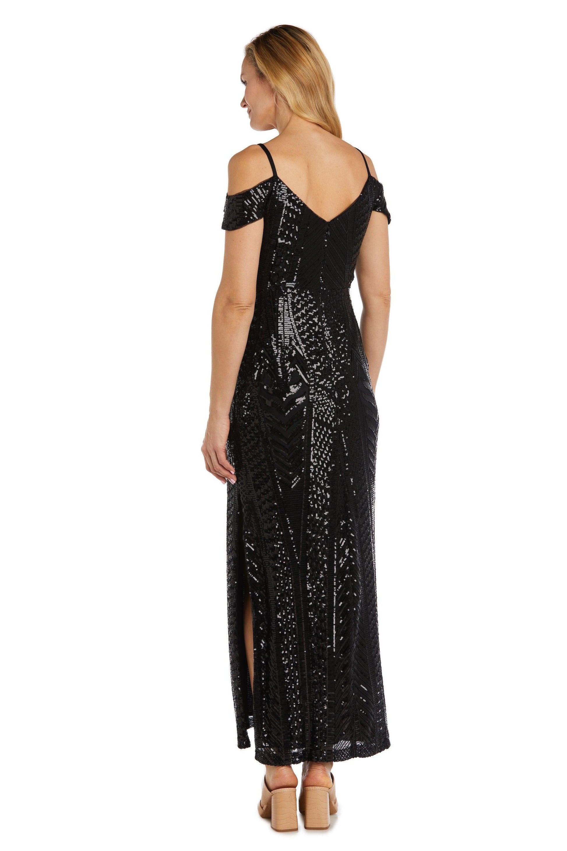 Nightway Long Off Shoulder Formal Dress 21917A