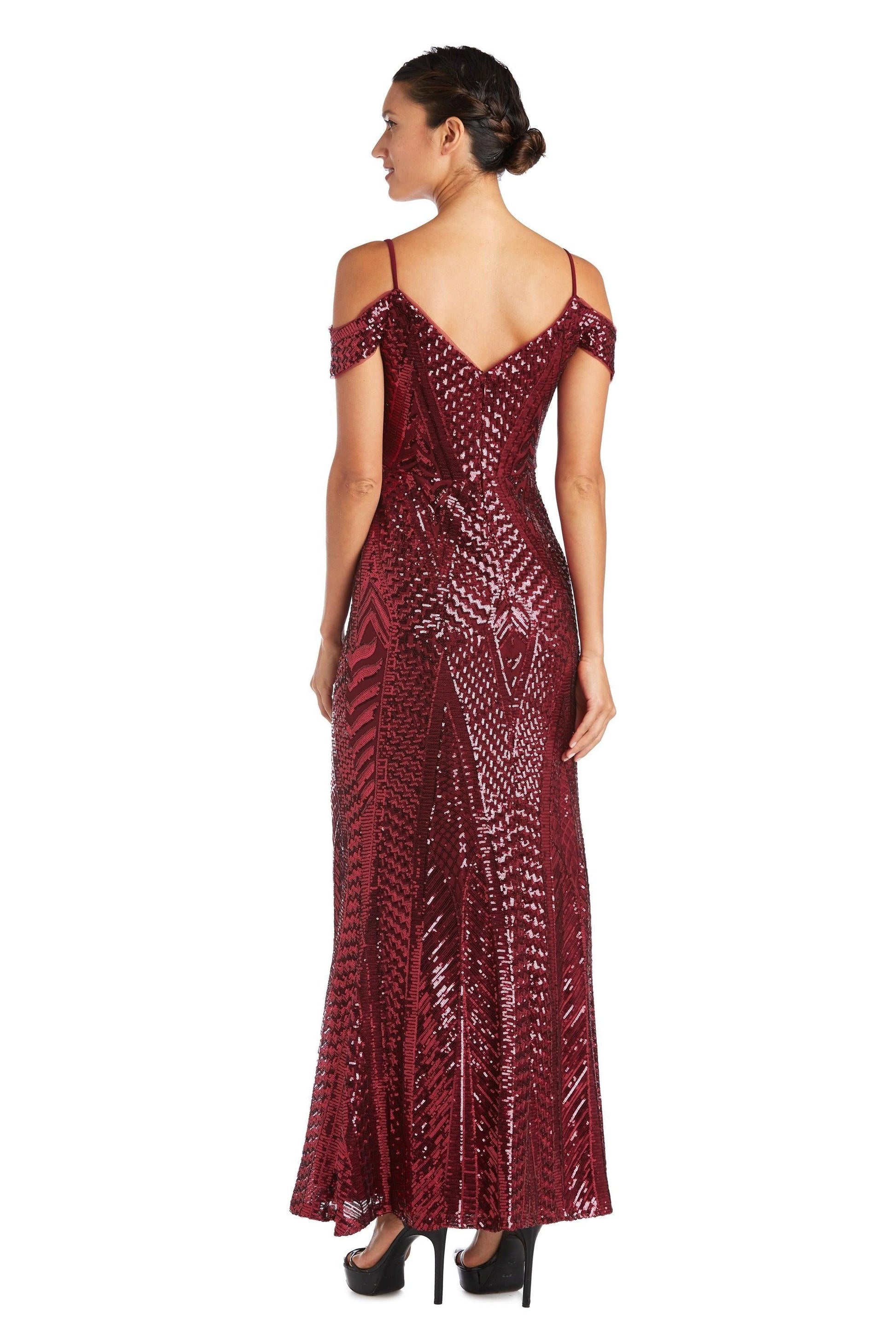 Nightway Long Off Shoulder Formal Dress 21917A
