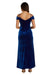 Nightway Long Off Shoulder Formal Velvet Gown 22094 - The Dress Outlet