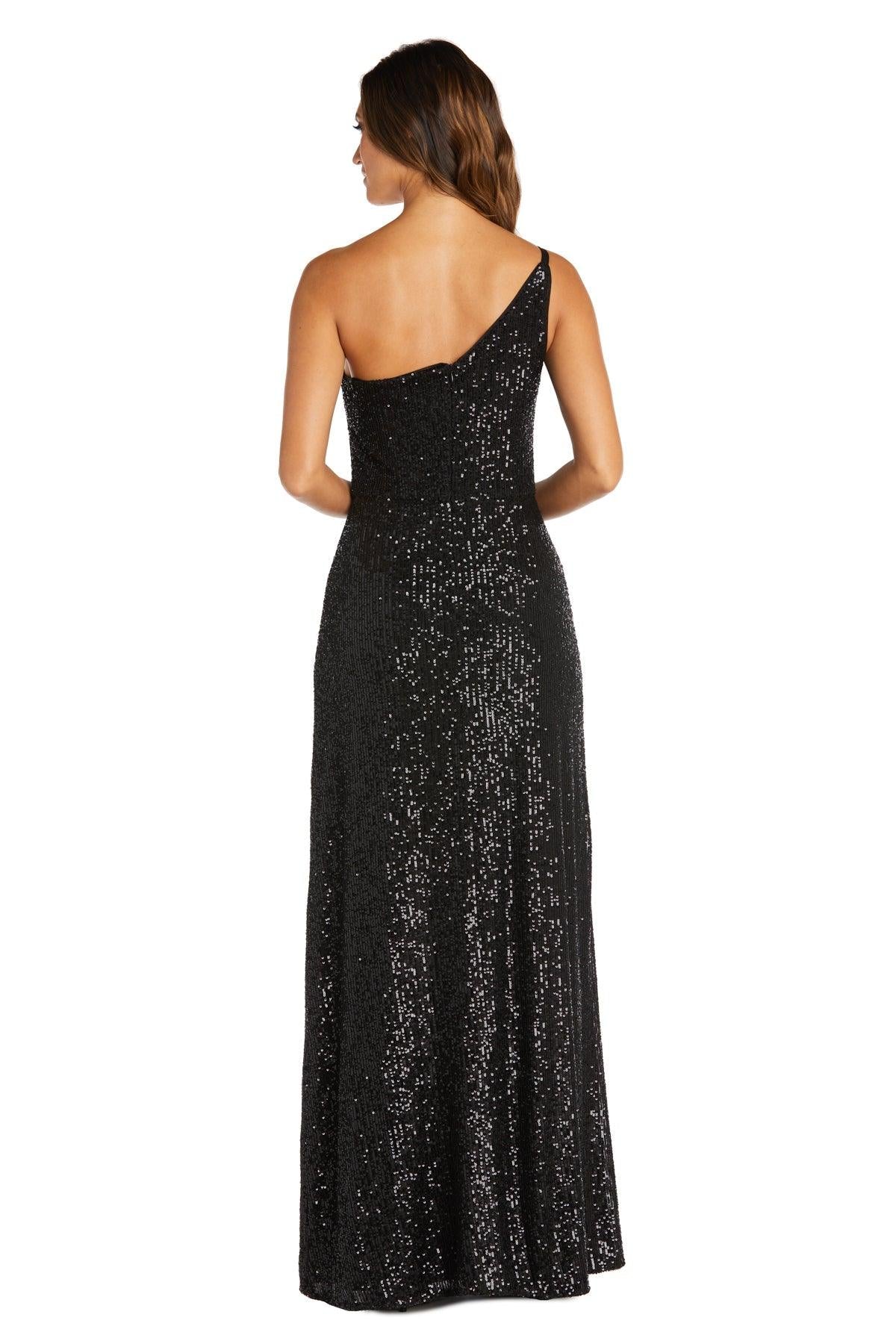 Nightway Long One Shoulder Formal Dress  22121 - The Dress Outlet