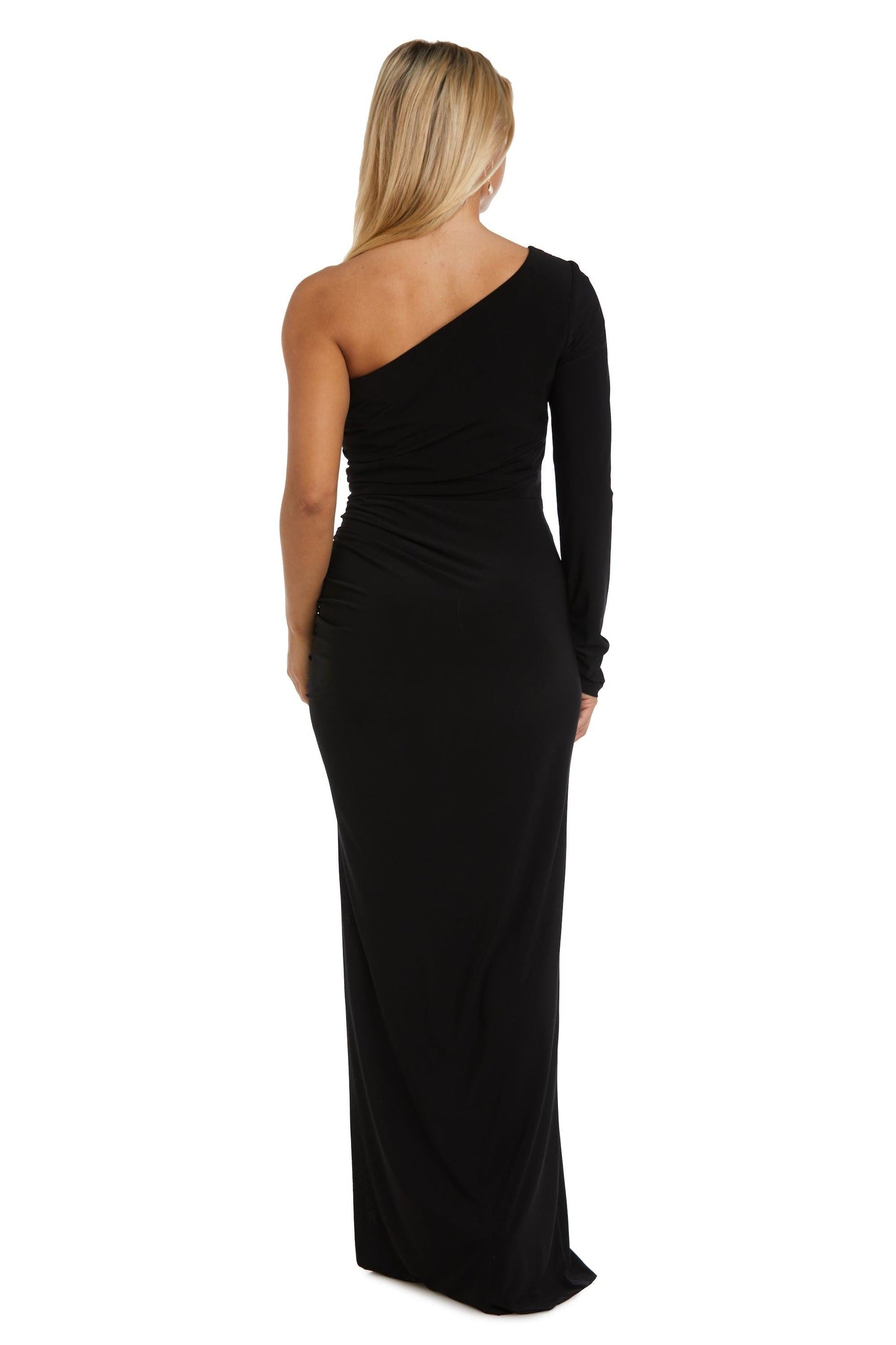 Nightway Long One Shoulder Formal Dress 22158 - The Dress Outlet