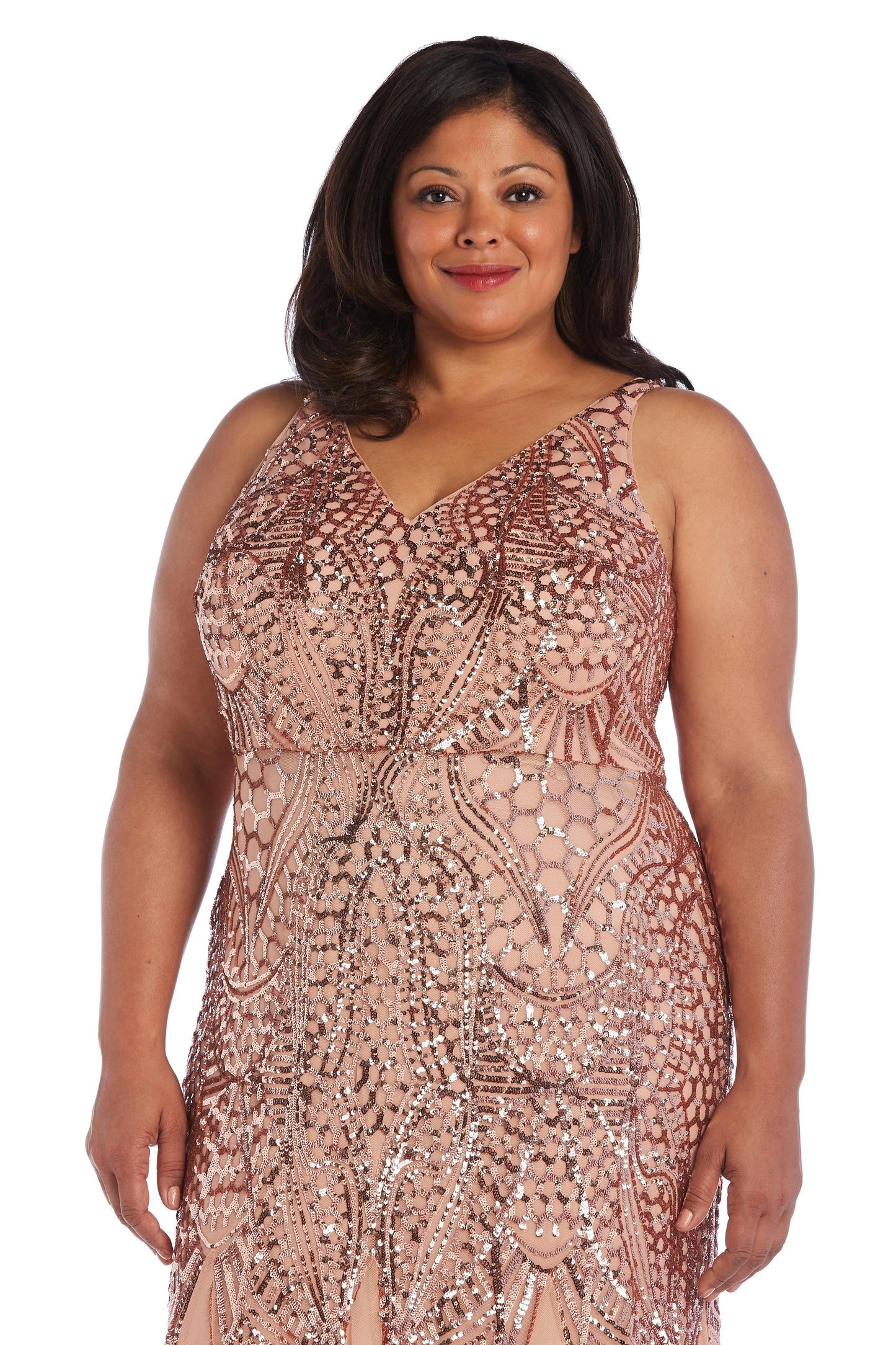 Nightway Long Plus Size Formal Dress Sale - The Dress Outlet