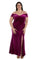 Nightway Long Plus Size Formal Velvet Dress 22094W - The Dress Outlet