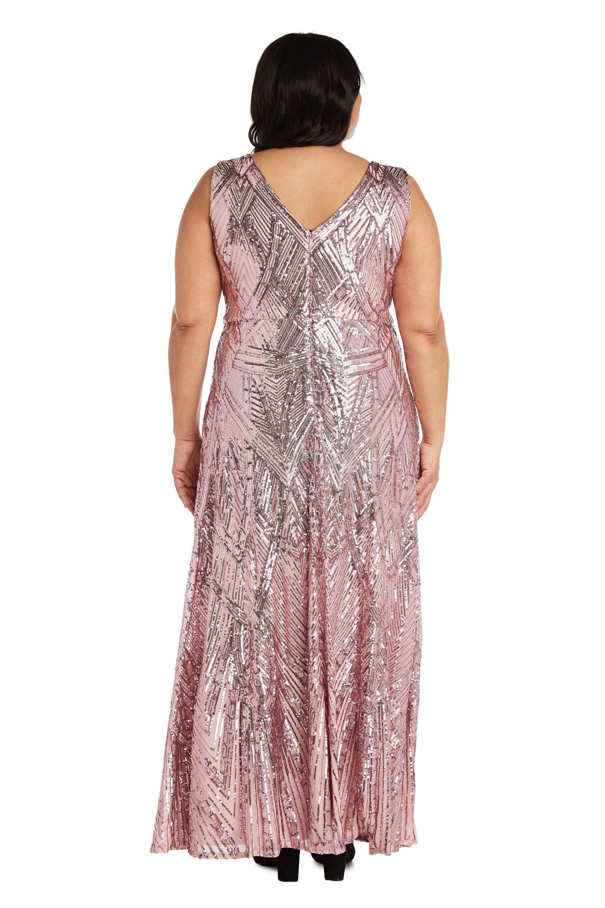 Nightway Long Plus Size Sleeveless Dress 22013W