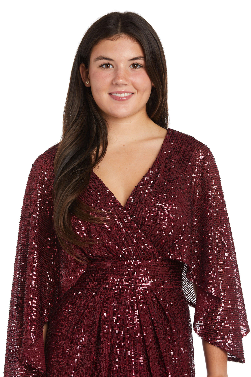 Nightway Long Sleeve Formal Evening Gown 22169 - The Dress Outlet