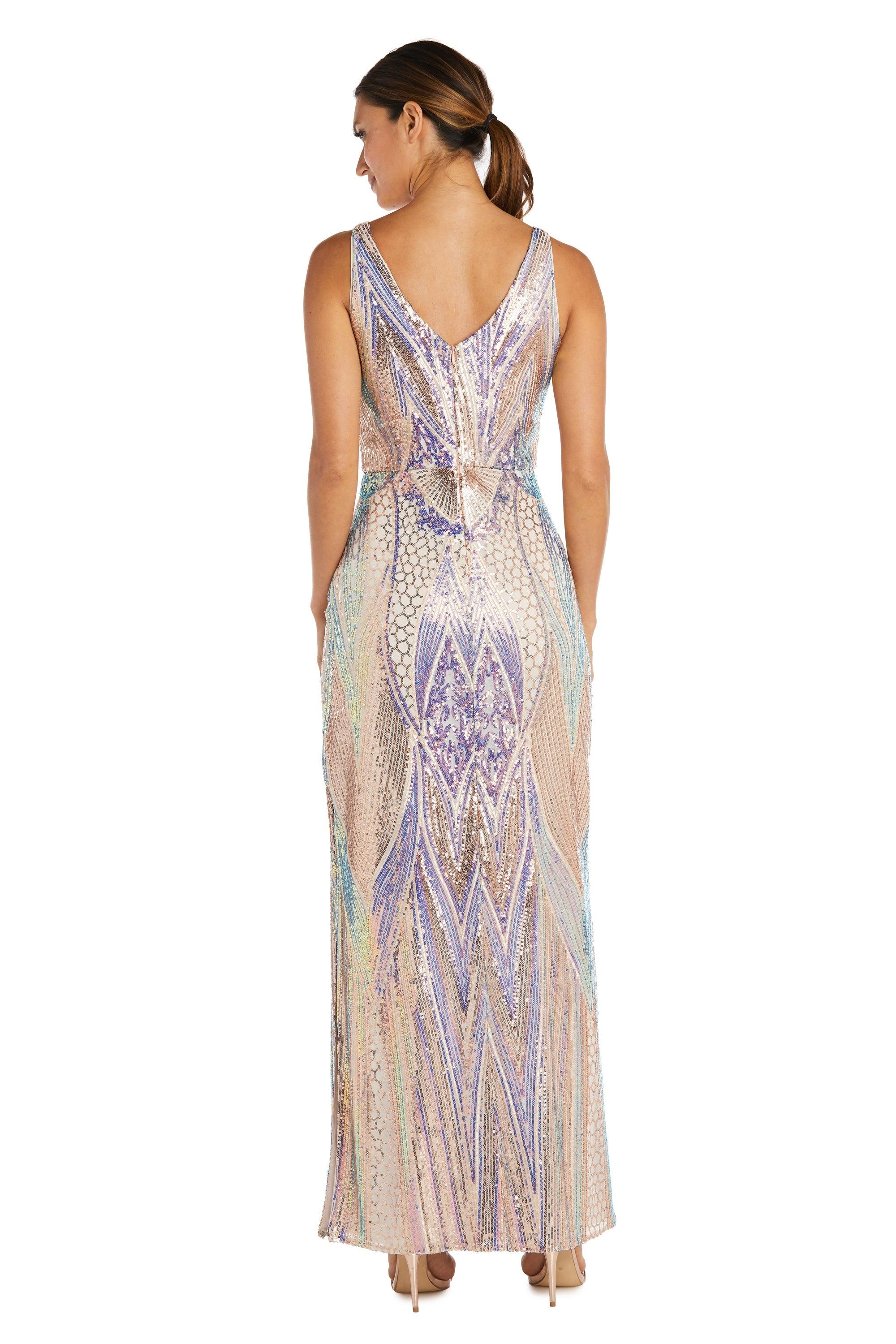 Nightway Long Sleeveless Formal Evening Gown 22089 - The Dress Outlet