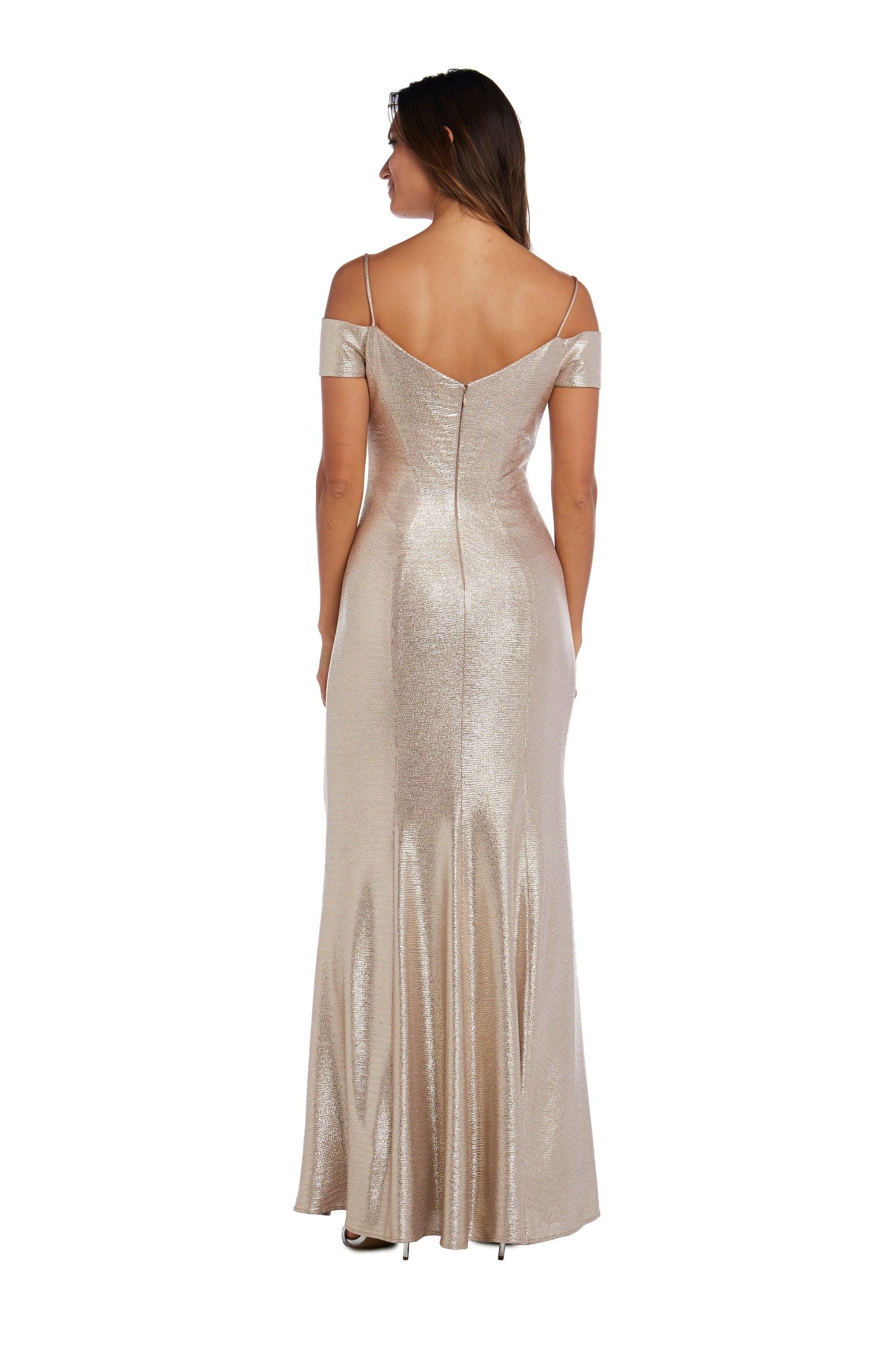Nightway Off Shoulder Long Formal Dress 21761P - The Dress Outlet