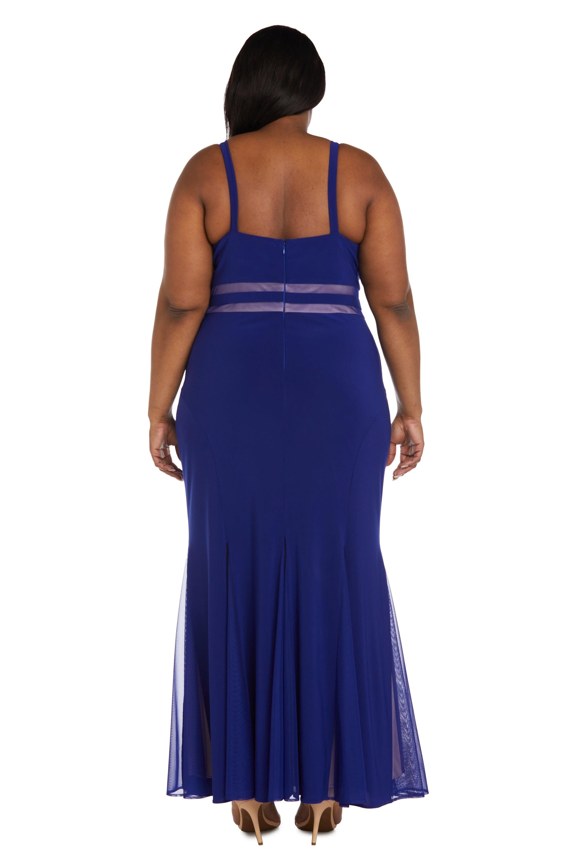 Nightway Plus Size Long Formal Evening Dress 22033W