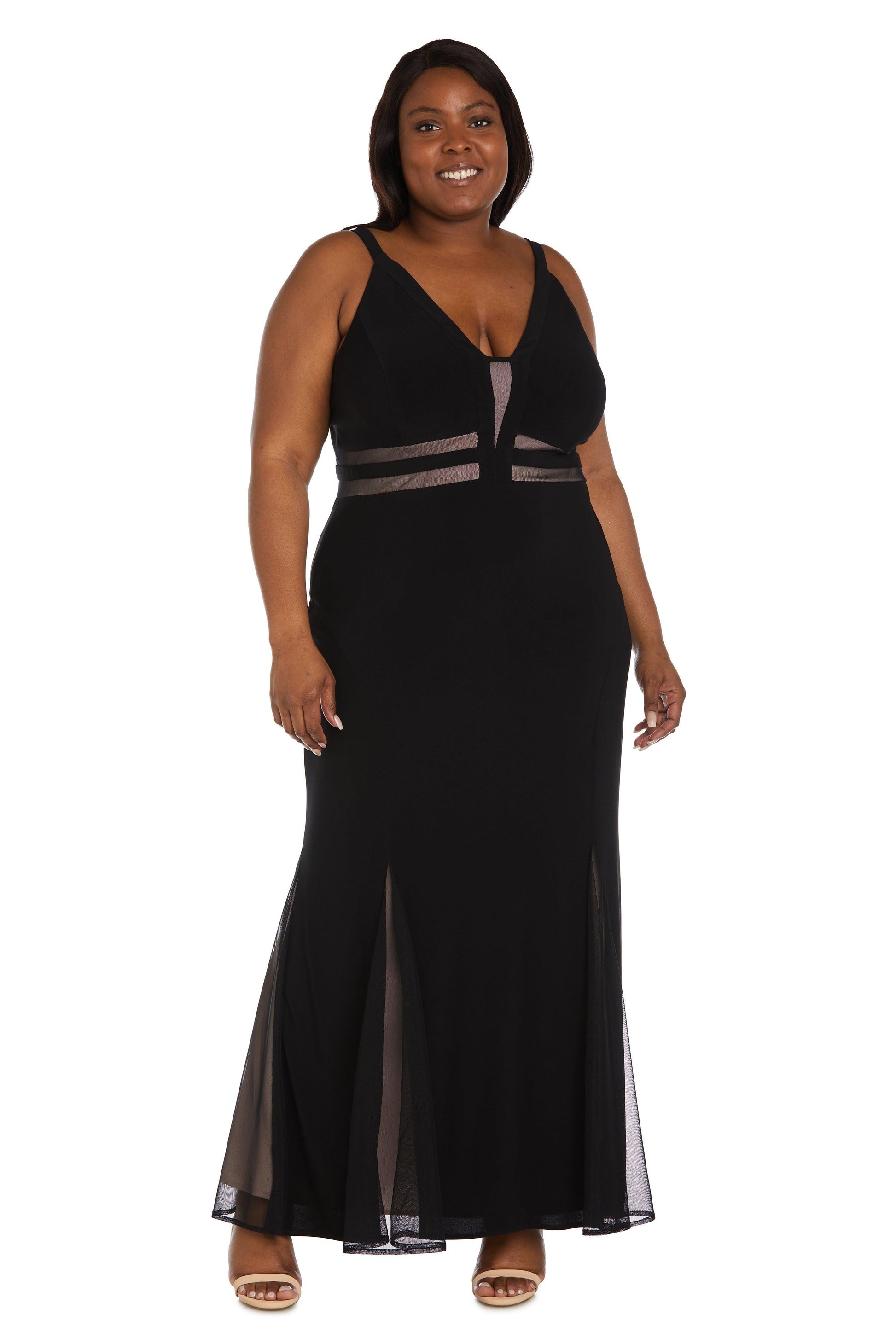 Nightway Plus Size Long Formal Evening Dress 22033W