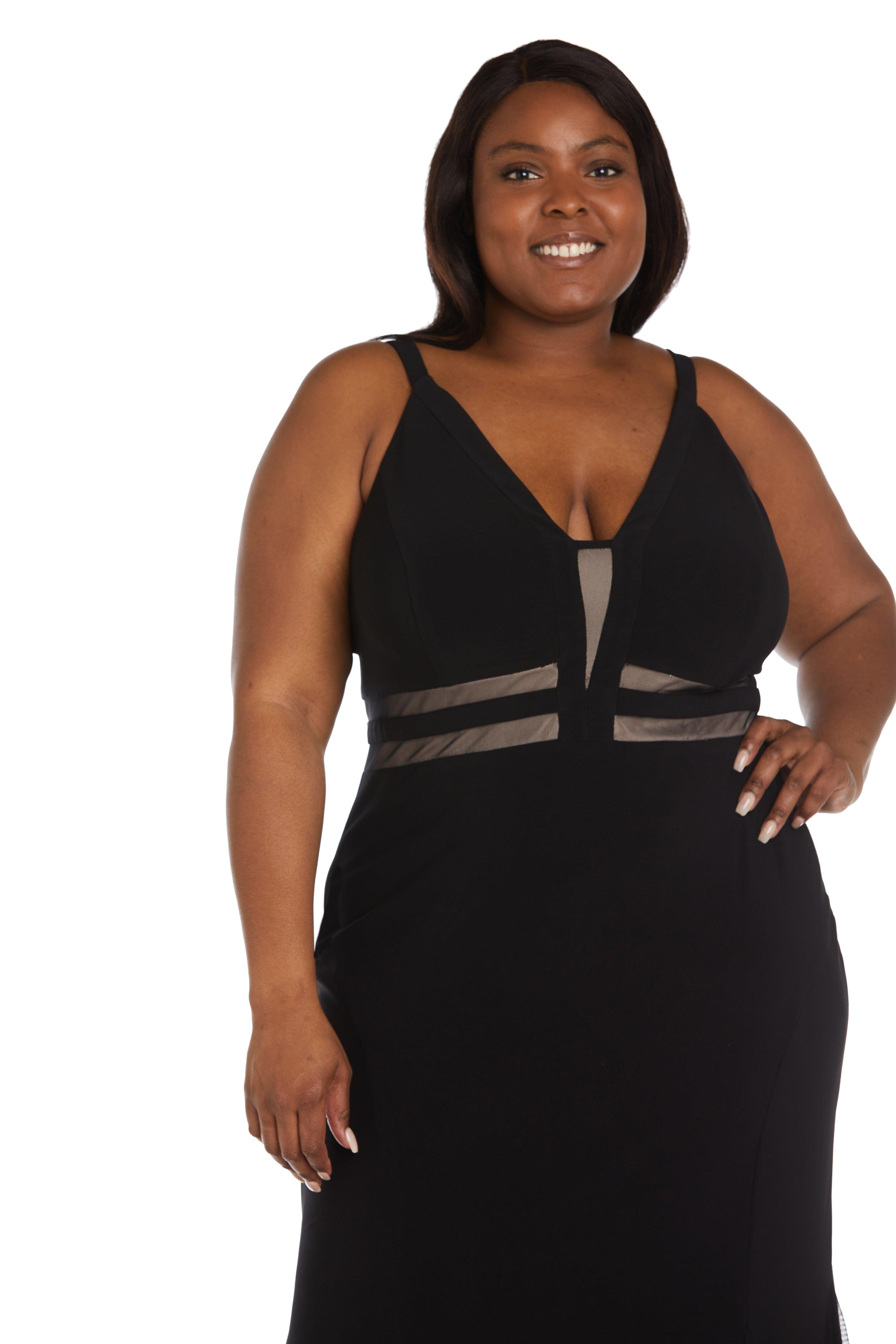 Nightway Plus Size Long Formal Evening Dress 22033W | The Dress Outlet