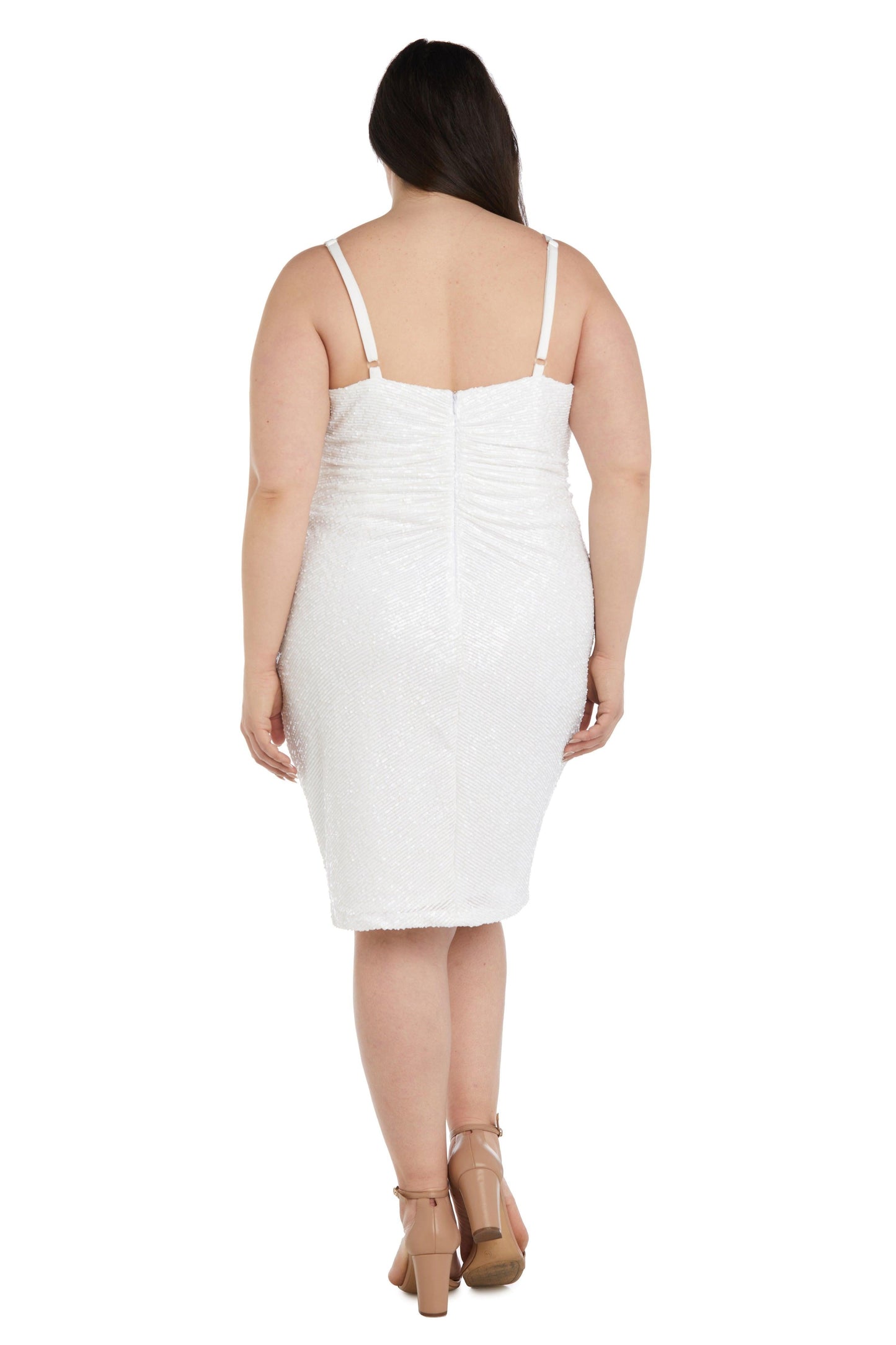 Nightway Plus Size Short Cocktail Dress 22104W - The Dress Outlet