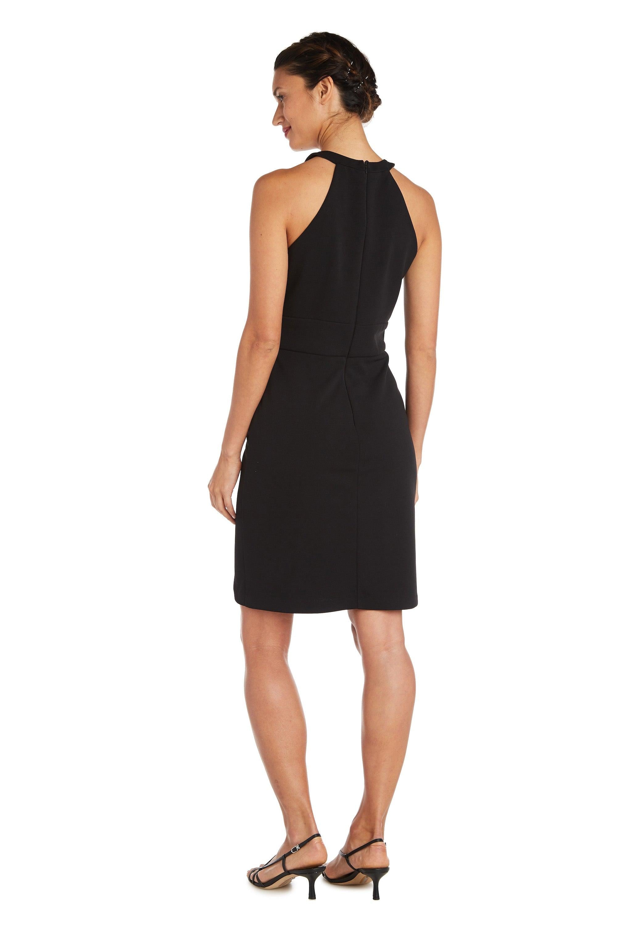 Black Nightway Short Glitter Lace Cocktail Dress 22050 for 69.99 The Dress Outlet