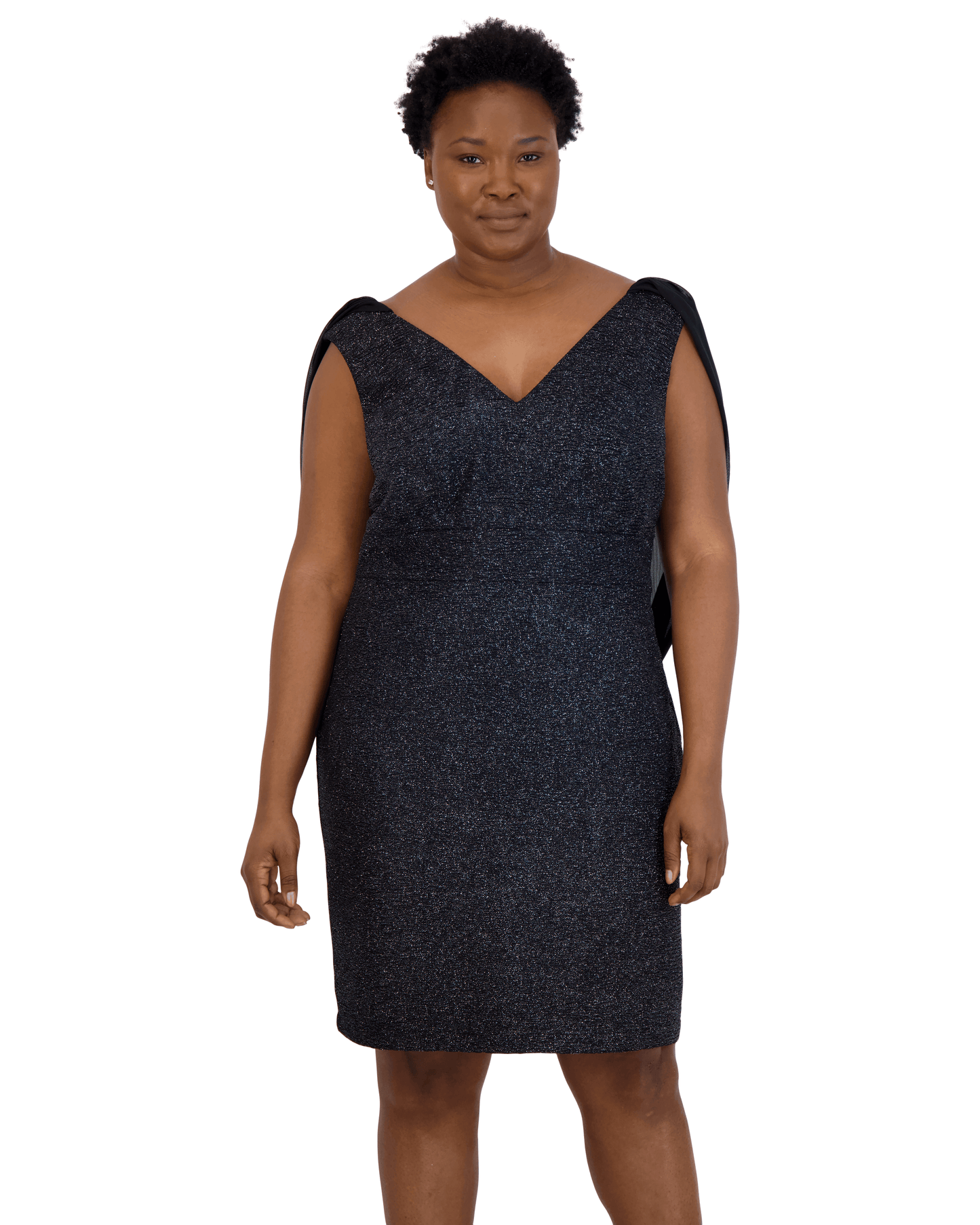 Nightway Short Plus Size Cocktail Dress 22055W - The Dress Outlet
