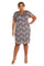 Nightway Short Plus Size Cocktail Lace Dress 22046W - The Dress Outlet