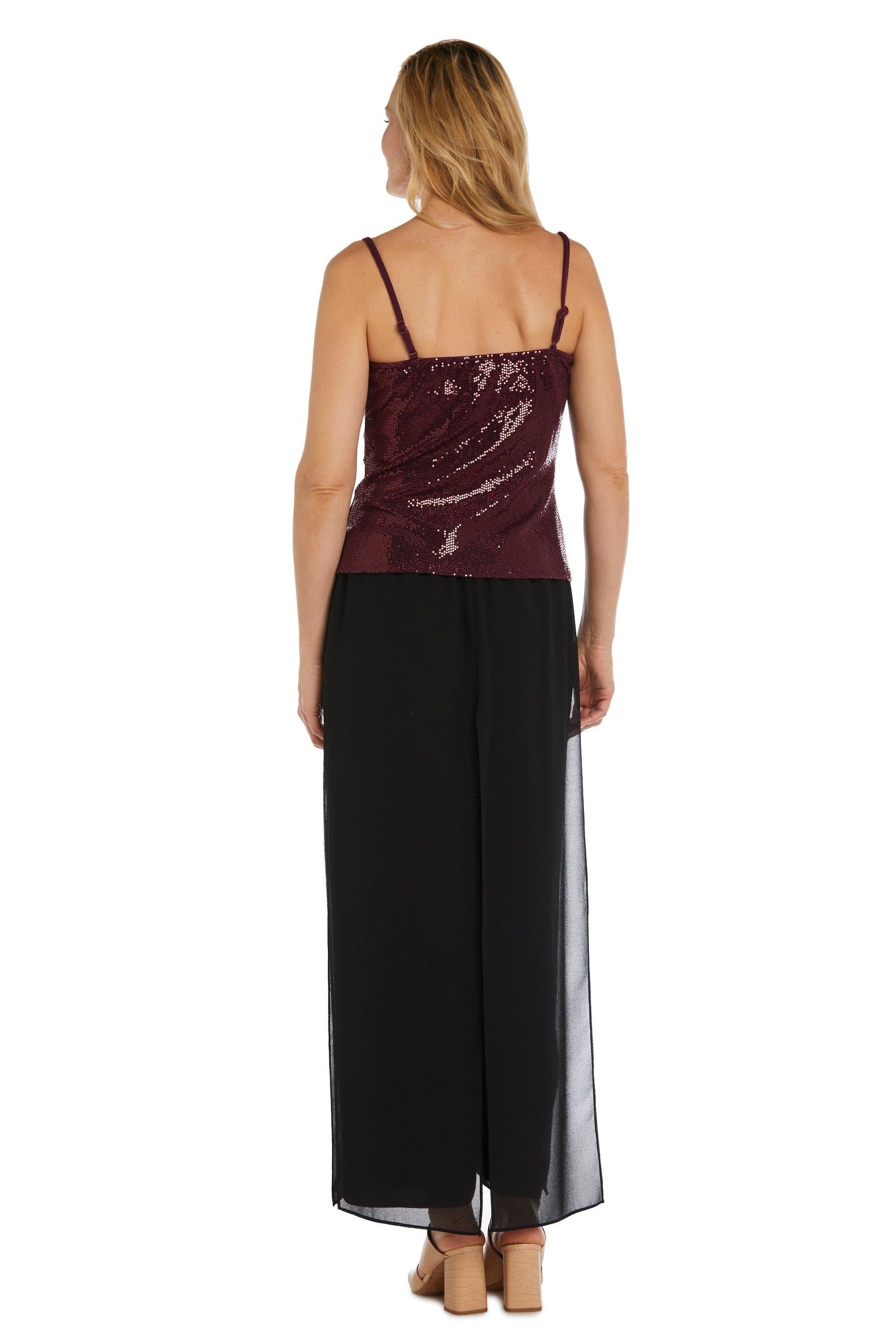 Nightway Spaghetti Strap Metallic Knit Top 22117
