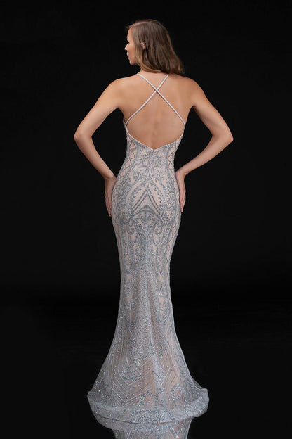 Nina Canacci Prom Long Fitted Trumpet Dress 8175 - The Dress Outlet