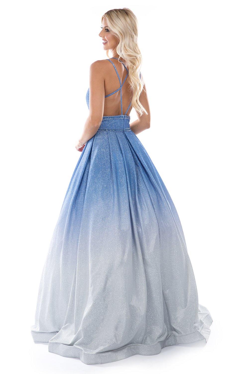 Nina Canacci Prom Long Glitter Ball Gown Dress 1480 - The Dress Outlet