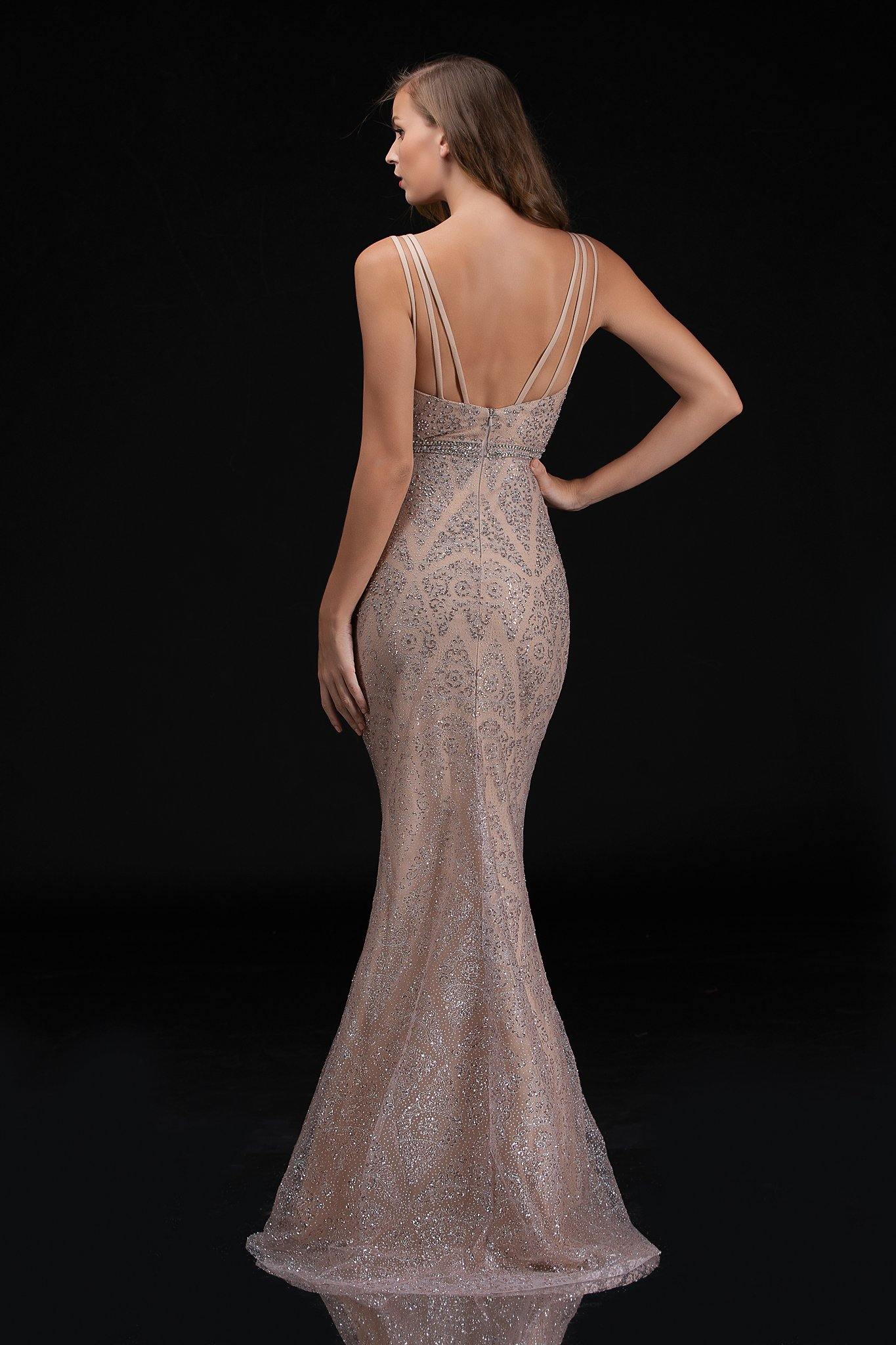 Nina Canacci Prom Long Sexy Formal Trumpet Gown 8181