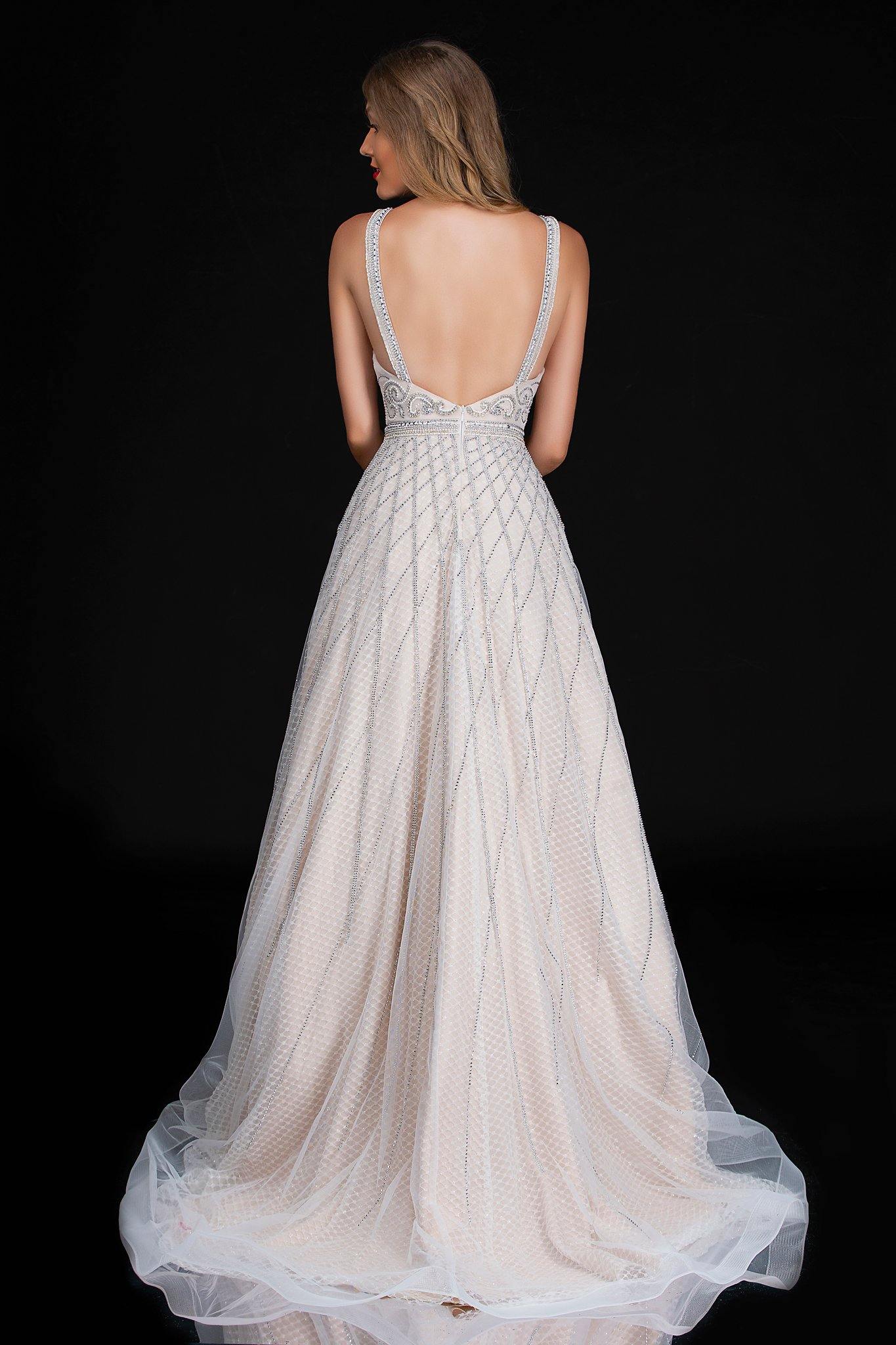 Nina Canacci Prom Long Sleeveless Evening Gown 8183 - The Dress Outlet