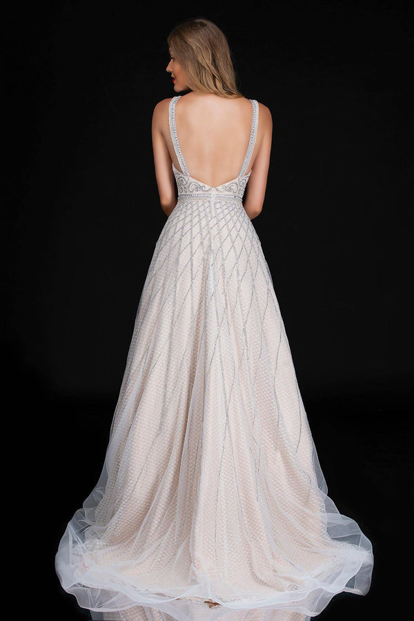 Nina Canacci Prom Long Sleeveless Evening Gown 8183 - The Dress Outlet