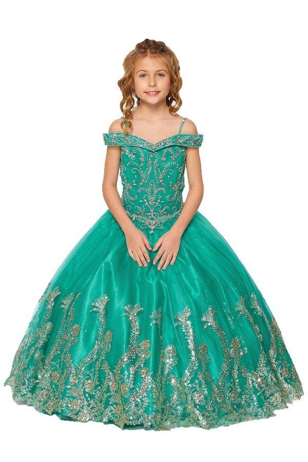 Buy Off Shoulder Onion Long Girls Gown – Mumkins