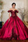 Off Shoulder Ball Gown Long Quinceanera Dress - The Dress Outlet