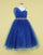 One Shoulder Beaded Flower Girl Dress - The Dress Outlet