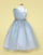 One Shoulder Beaded Flower Girl Dress - The Dress Outlet
