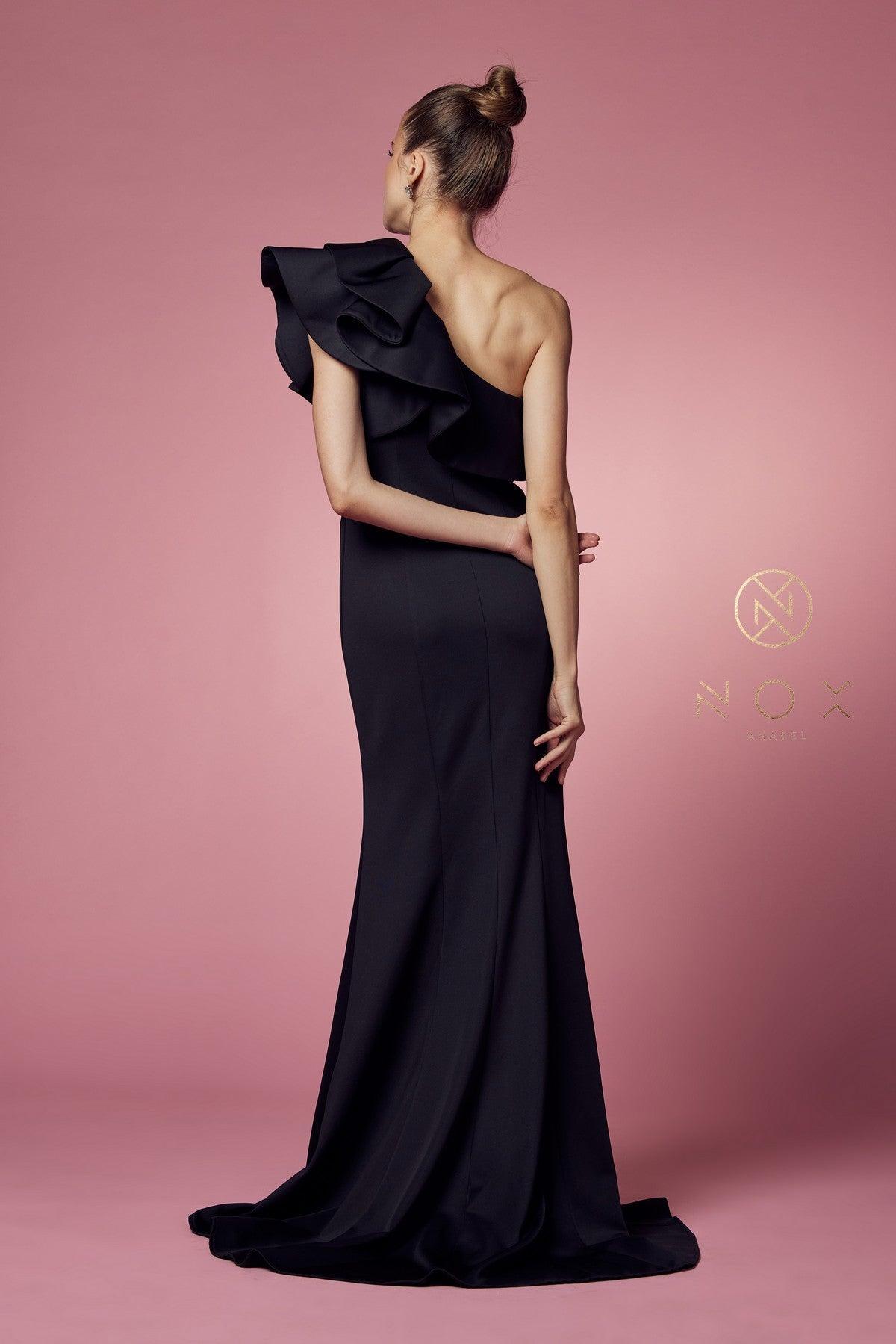 One Shoulder Long Formal Dress Sale - The Dress Outlet