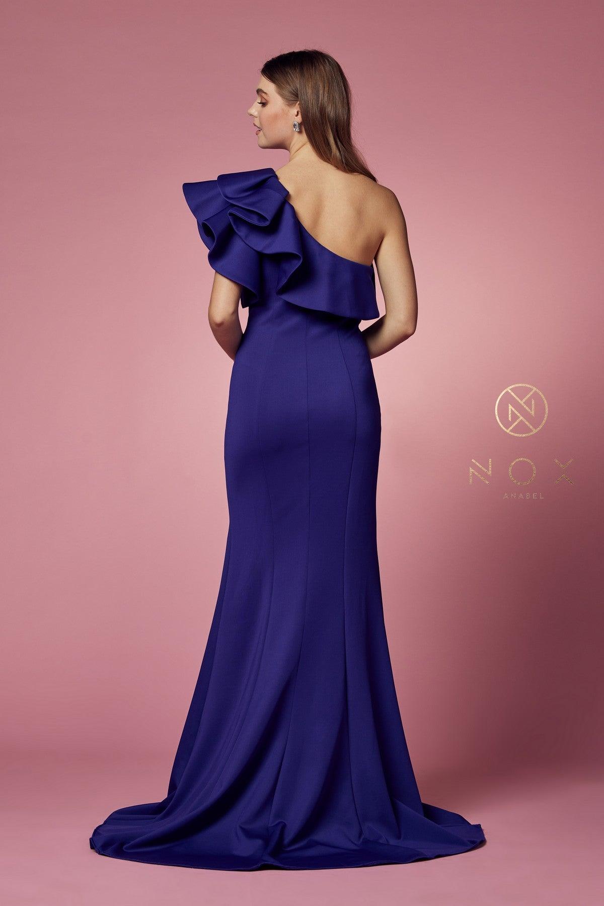 One Shoulder Sexy Long Prom Dress