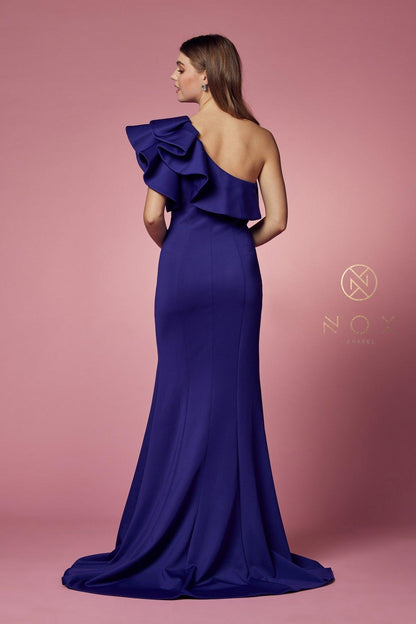 One Shoulder Sexy Long Prom Dress - The Dress Outlet