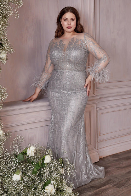 Plus Size Sexy Long Formal Prom Dress - The Dress Outlet