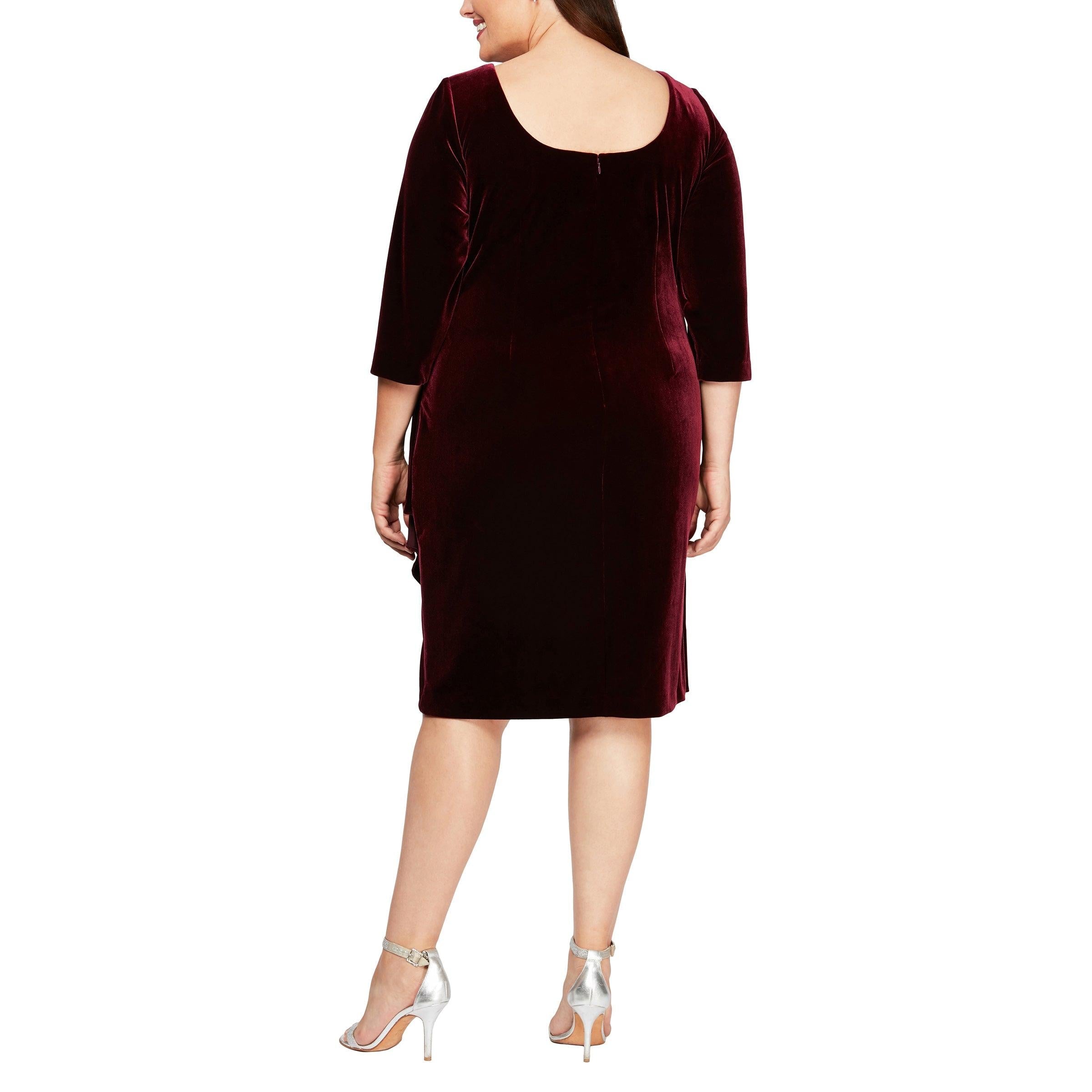Alex Evenings AE4915268 Plus Size Short Cocktail Dress for $179.0 – The ...