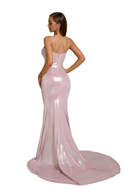 Portia and Scarlett Long Fitted Prom Dress S120 - The Dress Outlet