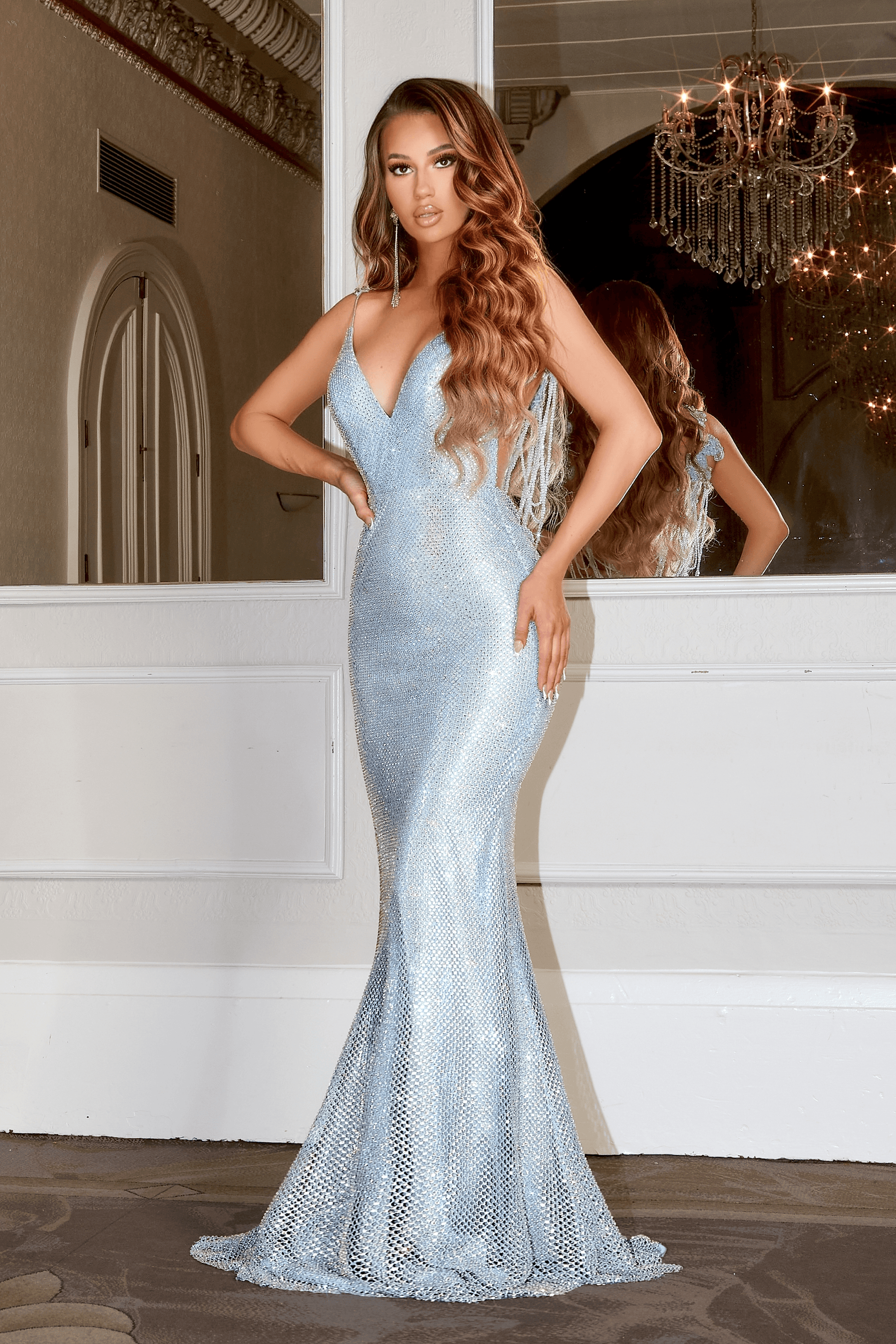 Portia And Scarlett 22513 Long Fitted Prom Gown